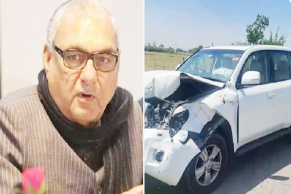 بھوپیندر ہڈا کی گاڑی حادثہ کا شکار، نیل گائے سے ہوا حادثہ