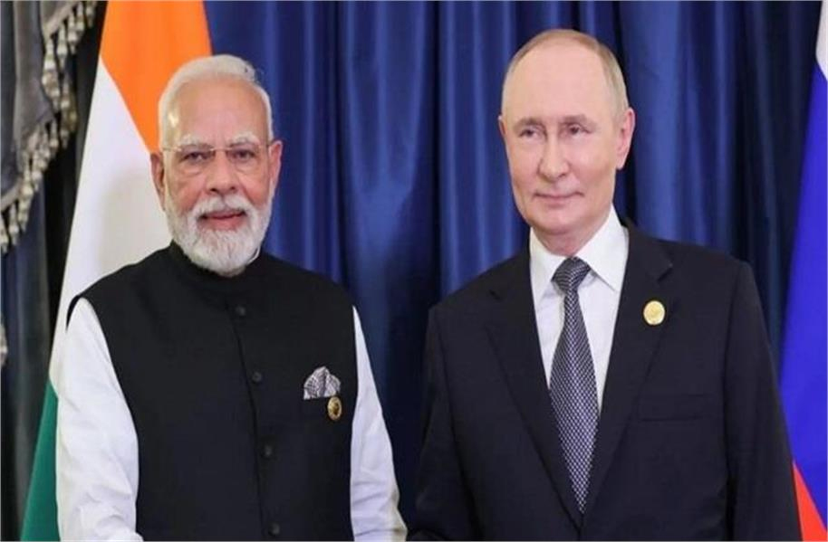 پوتن کی73 ویں سالگرہ پر پی ایم مودی نے کیا فون، ہندوستان دورے کے ایجنڈے پر ہوئی بات چیت