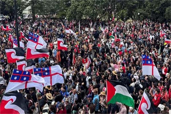 اب نیوزی لینڈ میں حکومت کے خلاف ہنگامہ: 1 لاکھ سے زیادہ نرسیں اور اساتذہ ہڑتال پر (ویڈیو)