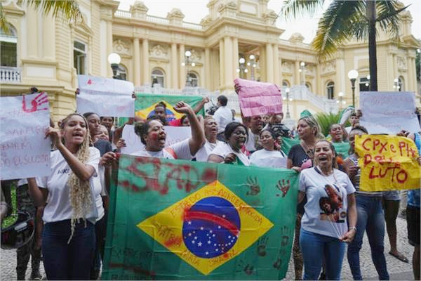 برازیل: پولیس کی کارروائی کے خلاف مظاہرے شروع