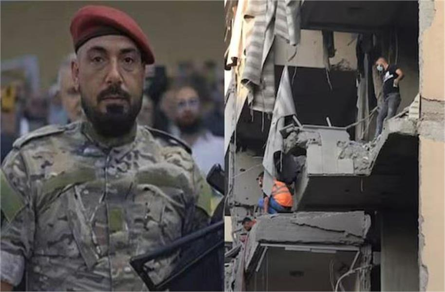 اسرائیل کا فضائی حملہ، بیروت میں حزب اللہ کا سینئر کمانڈر ہلاک