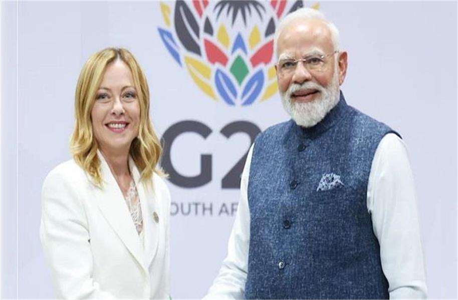 جی 20 سربراہی اجلاس میں اٹلی کی وزیر اعظم جارجیا میلونی سے پی ایم کی ملاقات، جانئے کن مدعوں پر ہوئی بات چیت