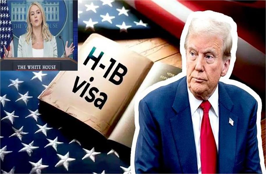 وائٹ ہاؤس نے دی وضاحت: ایچ 1 بی ویزا پر ٹرمپ کے بیان کو غلط سمجھا گیا، وہ غیر ملکی صلاحیت تو چاہتے ہیں لیکن ۔۔۔