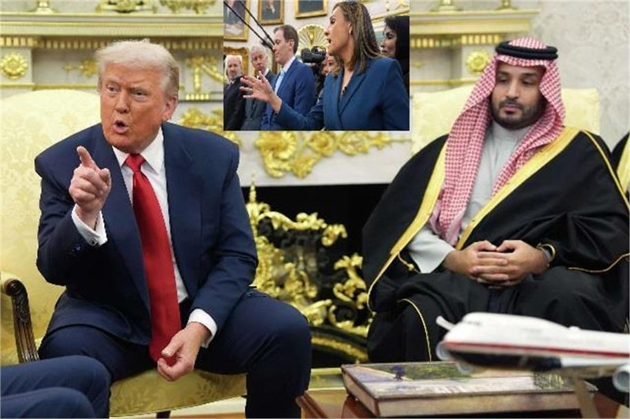 خاتون رپورٹر نے سعودی ولی عہد سے پوچھا ایسا سوال ، بھڑک گئے ٹرمپ، بولے - یہ ''فیک نیوز'' چینل، لائسنس رد کریں گے ( ویڈیو)