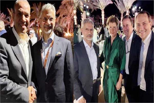 یو اے ای سمٹ میں بھارت کا دبدبہ، یورپ، برطانیہ اور مصر کے وزرائے خارجہ سے جے شنکر کی ملاقات