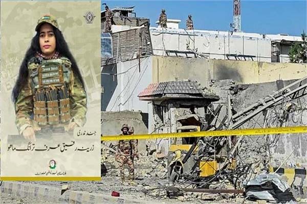 پاکستانی فوج کےہیڈ کوارٹرپر بڑاحملہ:خودکش خاتون حملہ آورنےایف سی کیمپ میں خود کواڑایا