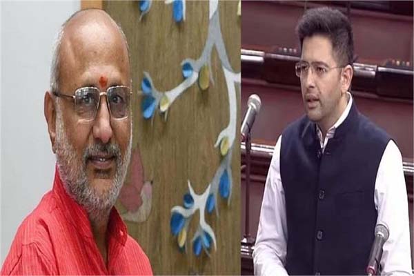 راگھو چڈھا نے شاعری کے ذریعے کیا نائب صدر کا راجیہ سبھا میں استقبال:لمبے اندھیرے کے بعد ابھرتا سورج۔۔۔۔