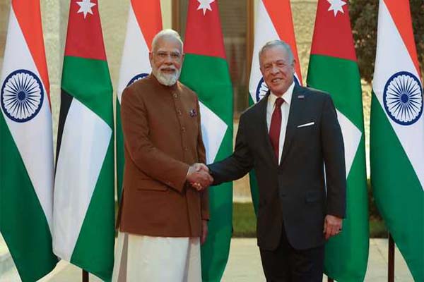 مودی کی ہندوستان-اردن تعاون کی تعریف، پانچ اہم معاہدوں پر دستخط