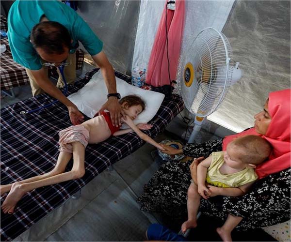غزہ میں فائرنگ سے 289 فلسطینیوں کی موت، 115 بچے بھی بھوک سے مر ے
