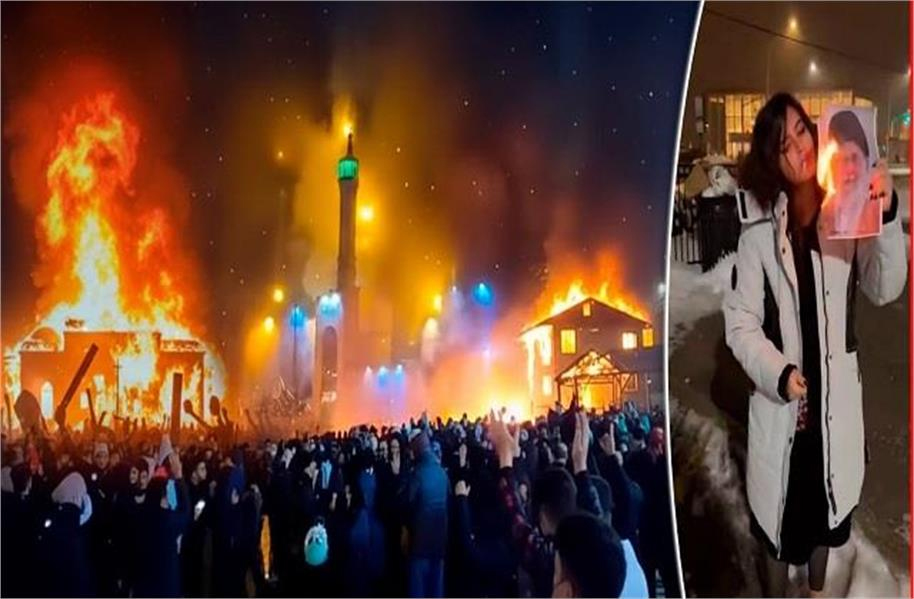 ایران مظاہروں کی خوفناک سچائی: آگ زنی سے پہلے مسجد پرحملہ ، توڑ پھوڑ کی فوٹیج سامنے آئی (ویڈیو)