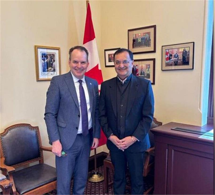 ہائی کمشنر دنیش پٹنائیک کا دعویٰ : ہندوستان - کینیڈ کے درمیان سکیورٹی معاہدے کا '' شاندار ایکشن پلان '' تیار