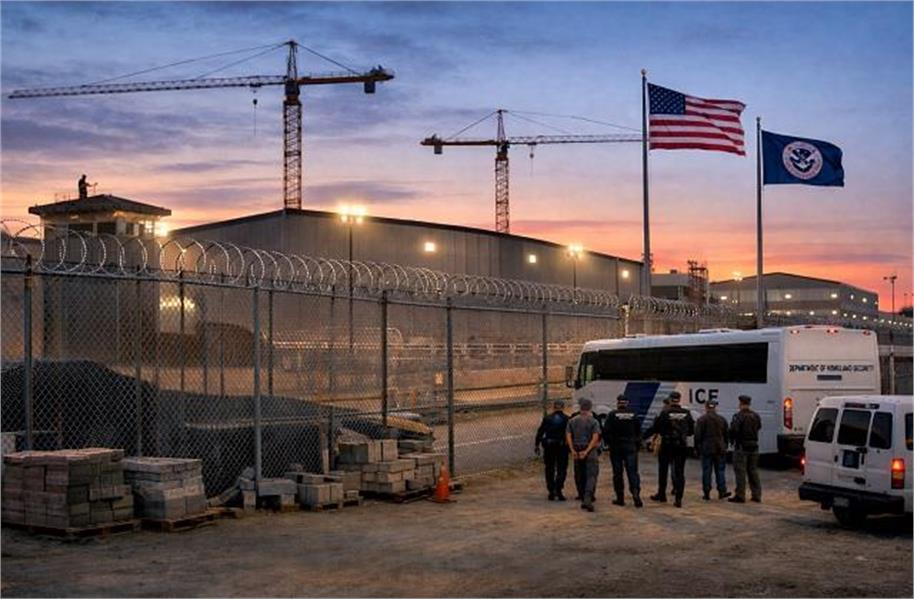 امریکہ بنا رہا ڈٹینشن سینٹرز، بغیر دستاویز کے امریکہ میں مقیم افراد کی مشکلات بڑھیں گی