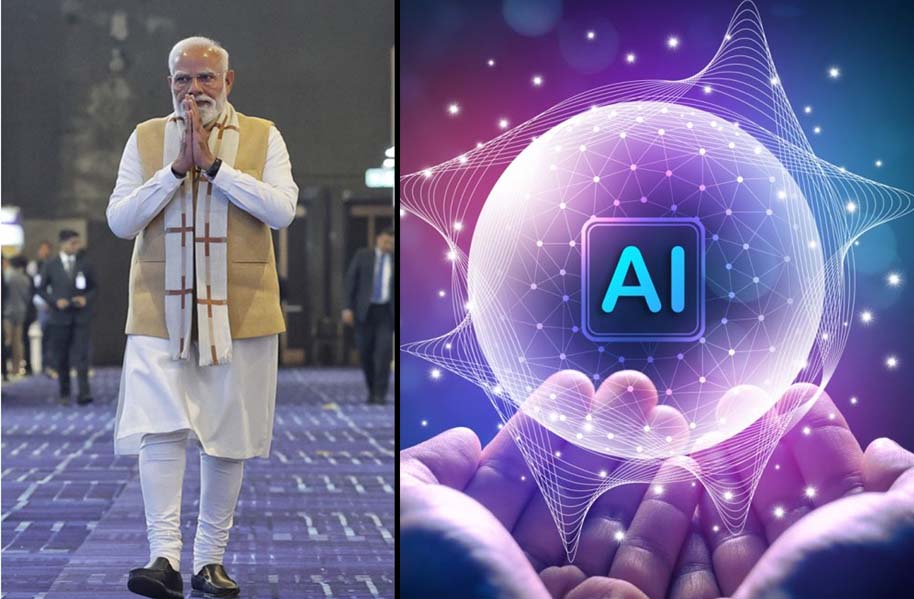 وزیر اعظم مودی نے 2047 کا وژن مقرر کیا: بولے - ہندوستان کو عالمی سطح پر سرفہرست تین اے آئی طاقتوں میں شامل ہونا چاہیے