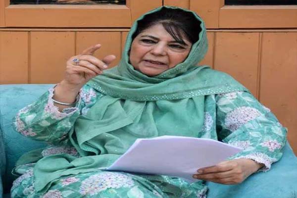 عدالتی فیصلہ تحقیقاتی ایجنسیوں کی من مانی بے نقاب کرتا ہے: محبوبہ مفتی