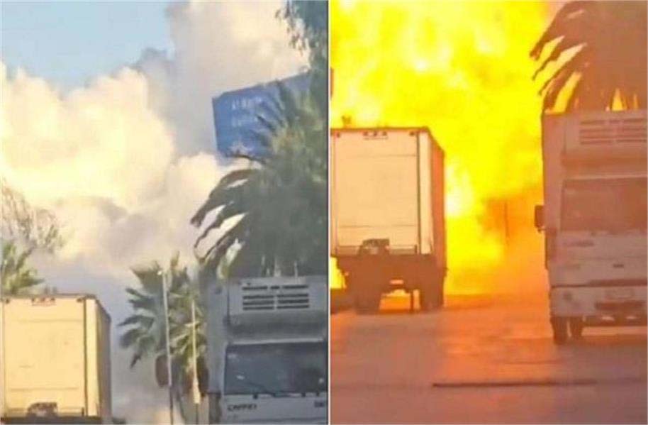 سینٹیاگو میں گیس ٹینکر میں خوفناک دھماکہ: 3 ہلاک،10 زخمی