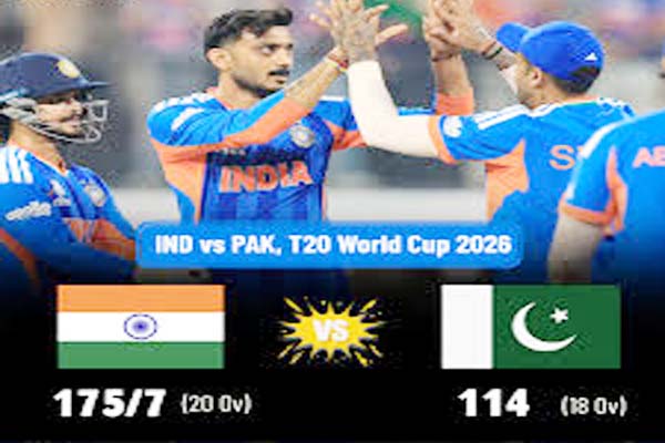 ٹی20 ورلڈ کپ: بھارت کی پاکستان پر بڑی فتح، 61 رنز سے دی کراری شکست