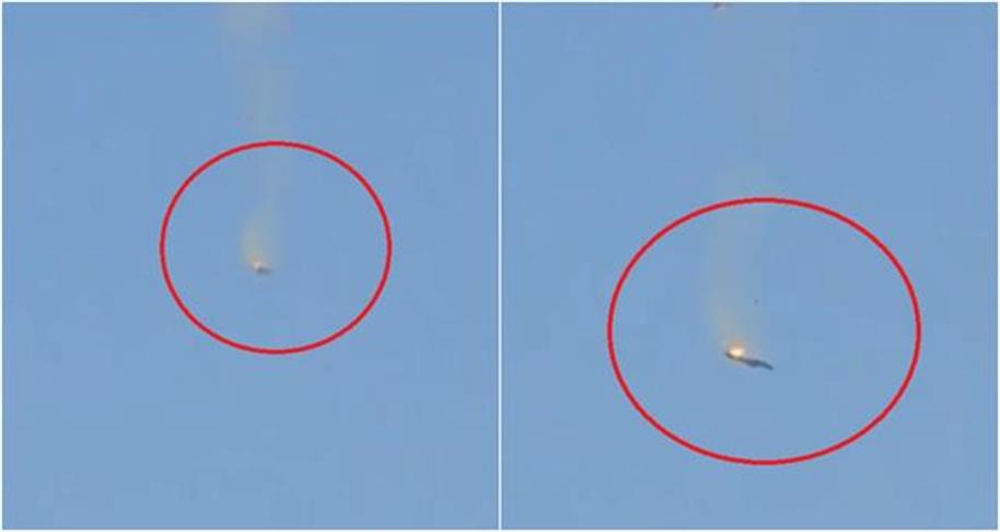 کویت کی فضائی حدود میں امریکی لڑاکا طیارہ گر کر تباہ، پائلٹ بحفاظت باہر نکلا، ویڈیو