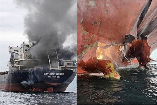 ایران نے آبنائے ہرمز میں بھارت جا رہے تھائی کارگو جہاز پر کیا حملہ ، جنگ کے درمیان عالمی سمندری سلامتی پر تشویش میں اضافہ