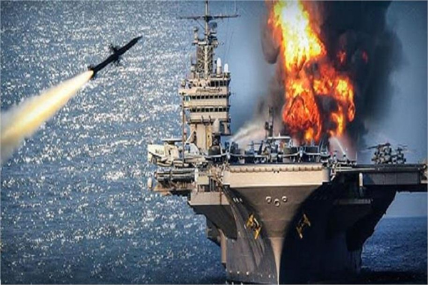 انتباہ کے ایک گھنٹے بعد ایران جارحانہ ہوا، امریکی جنگی جہاز ابراہام لنکن کوبنا یا نشانہ (ویڈیو)