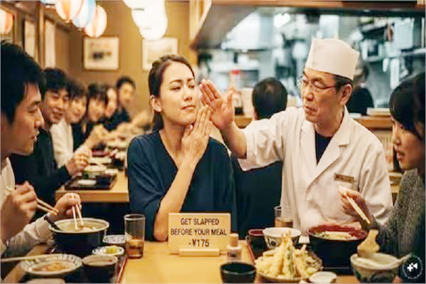 عجیب و غریب ریستوران : کھانا کھانے سے پہلے لوگ اٹھاتے ہیں تھپڑوں کا لطف ، حیران کرے گا معاملہ